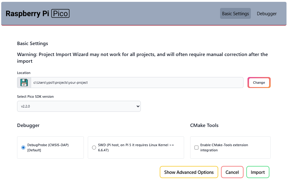 import-project